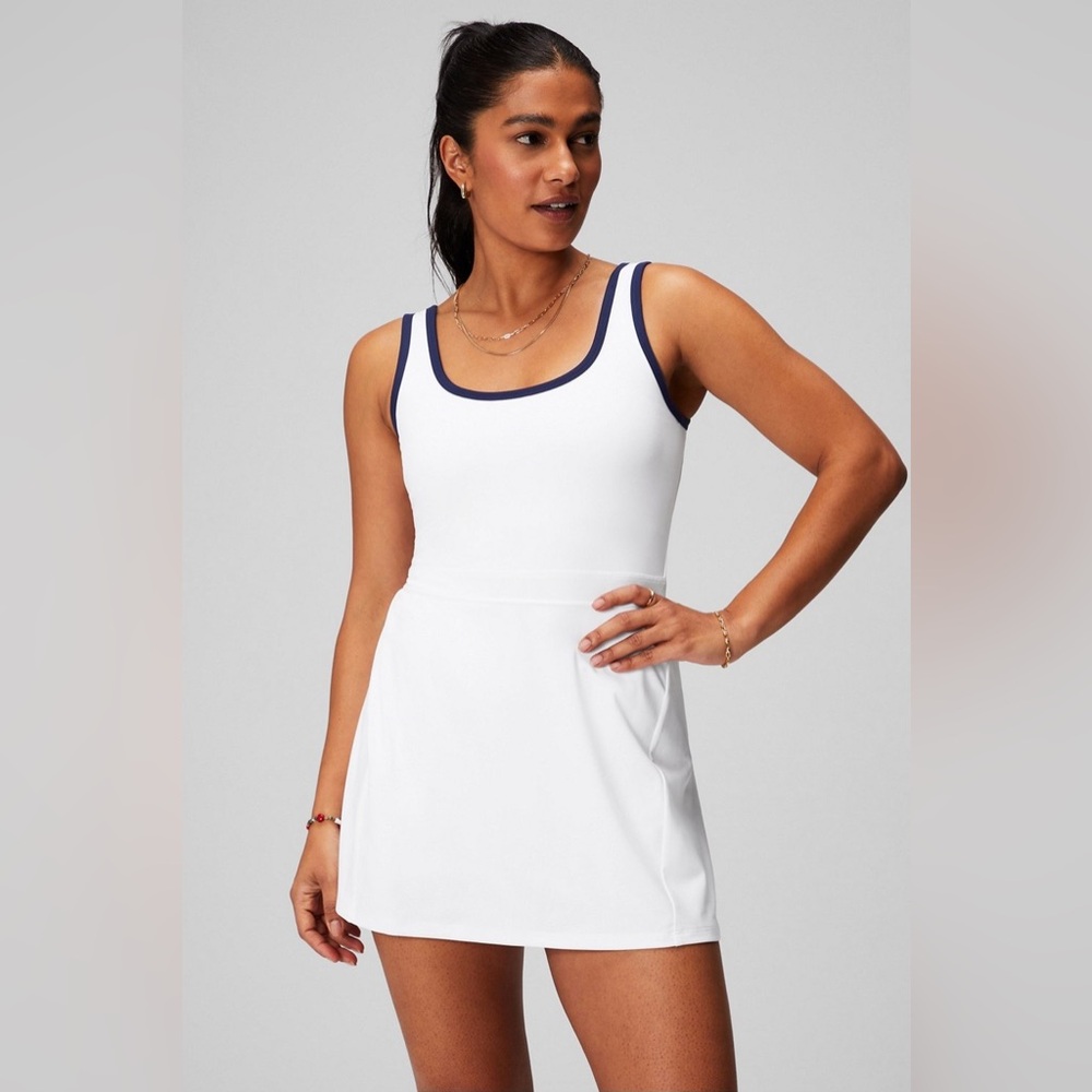 Fabletics White Athletic Dress L
